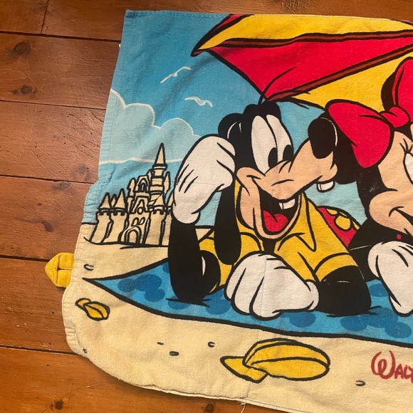 Disney Parks Beach Towel Backpack Mickey Minnie Mouse Goofy Donald Duck - Picture 9 of 12